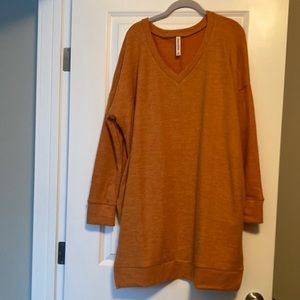 Super soft and generous in size 1X sweater!